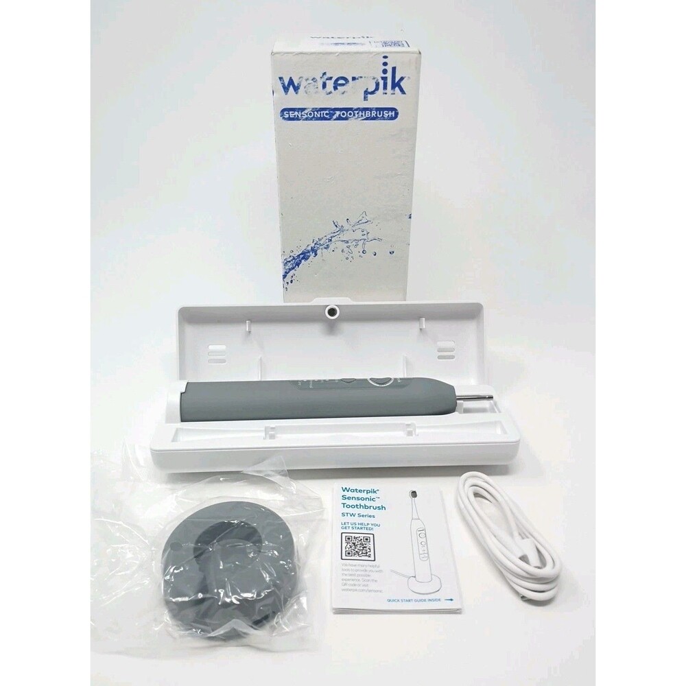 Waterpik Sensonic Sonic Electric, Rechargeable Toothbrush - White  STW-03W020